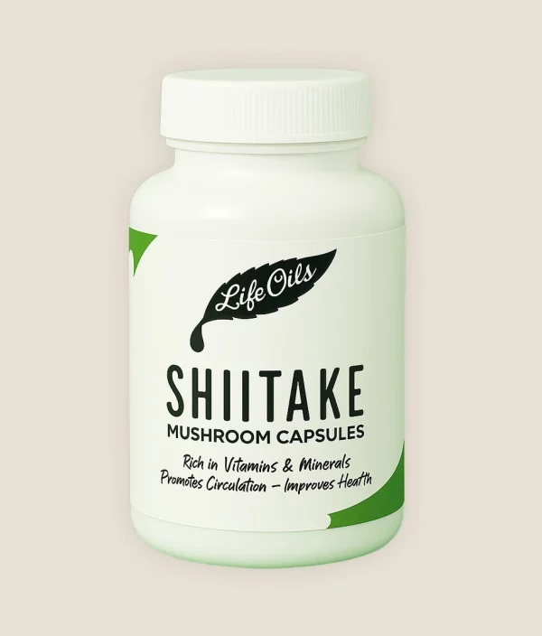 Shitake Label Shiitake Mushroom Capsules | Circulation & Vitality